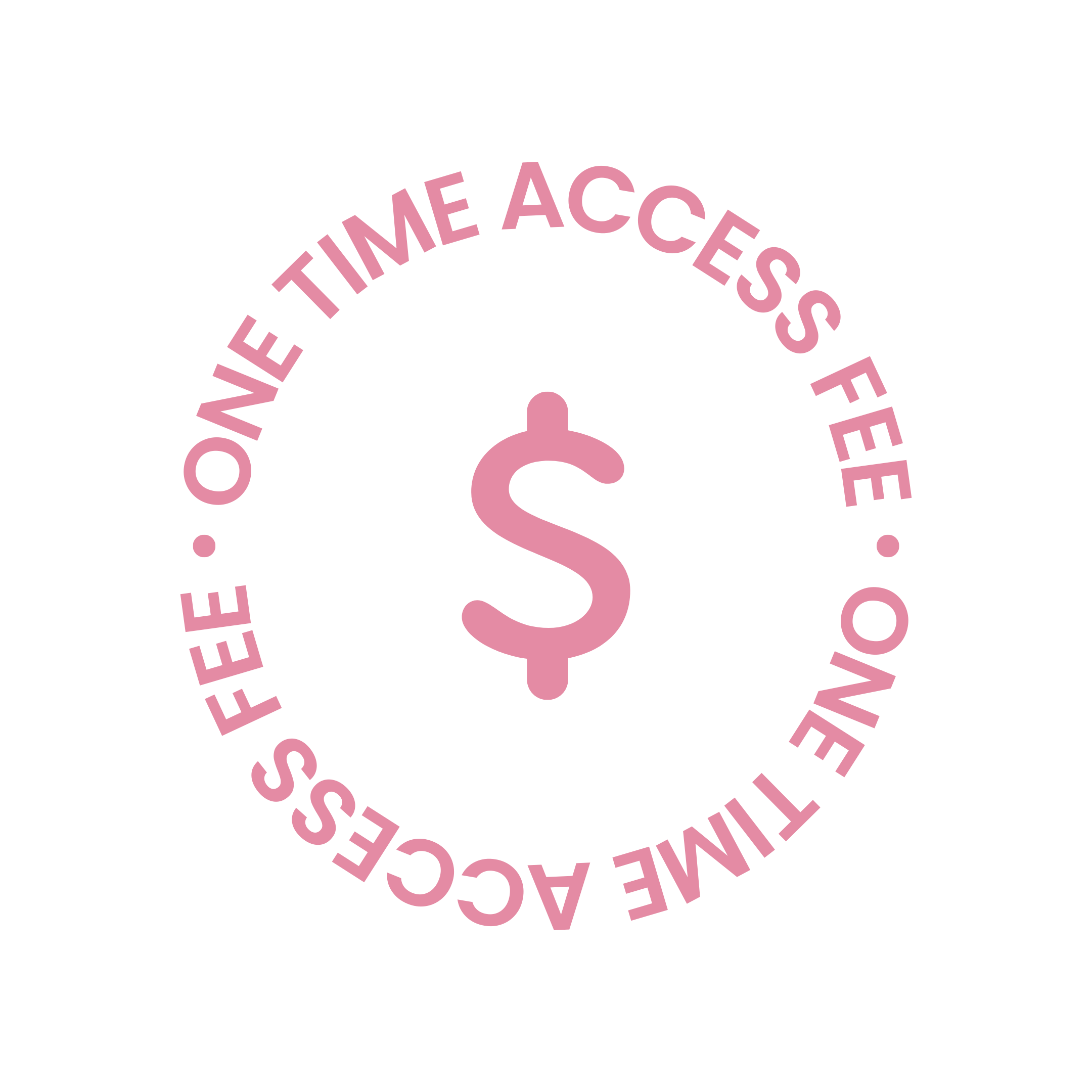 One Time Access Fee Icon